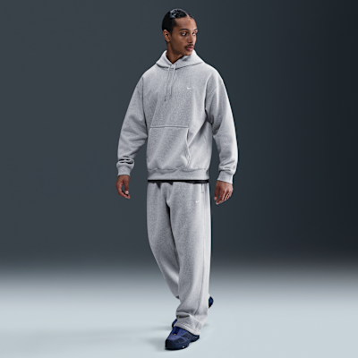 Nike Solo Swoosh Men's Fleece Open-Hem Trousers. Nike IL